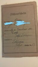 Führerschein 1925 regierungsp gebraucht kaufen  Velbert
