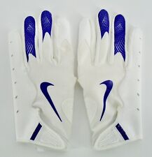 Luvas de futebol Nike Vapor Jet 8.0 masculinas grandes brancas/roxas quadra, usado comprar usado  Enviando para Brazil