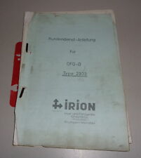 Carretilla elevadora Irion material de entrenamiento DFQ-B tipo 2303 segunda mano  Embacar hacia Argentina