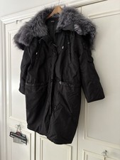 Black boohoo padded for sale  GLASGOW