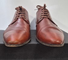 Tan leather derby for sale  ROMFORD