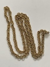 Colar de corrente vintage Napier 1/20 12k GF folheado a ouro 28” 45,4 gramas sem sucata comprar usado  Enviando para Brazil