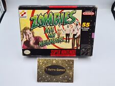 SNES Super Nintendo Zombies Ate My Neighbors  mit OVP und Anleitung NTSC-USA comprar usado  Enviando para Brazil