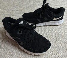 Tênis Nike Free Run masculino tamanho 5Y juvenil preto leve DD0163-004 comprar usado  Enviando para Brazil