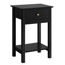 Black bedside table for sale  IPSWICH