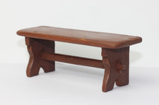 Banco de trabalho antigo de cozinha de pinho para casa de bonecas 1890 miniatura 1:12 comprar usado  Enviando para Brazil