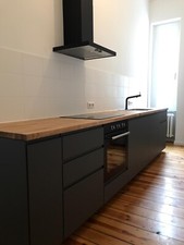 Einbauküche grau holzarbeitsp gebraucht kaufen  Berlin