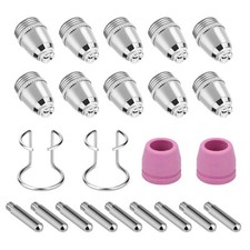 Punta de consumibles antorcha cortadora de plasma 24 piezas para CUT60SP, CUT50DP, CUT50PI segunda mano  Embacar hacia Mexico