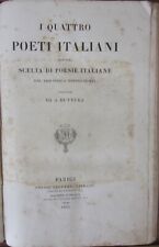 1833 quattro poeti usato  Boves