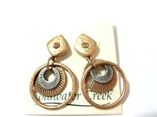 Mixed metal earrings for sale  West Rutland