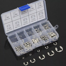 Kit 120x E Clips C anel de retenção clipe de aço inoxidável sortido 1,5 mm a 10 mm comprar usado  Enviando para Brazil