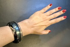 Pulseira conversível BREIL aço inoxidável brilhante escovado azul-petróleo comprar usado  Enviando para Brazil