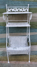 Antique white wicker for sale  Lakeland