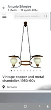 Lampadario chandelier anni usato  Genova