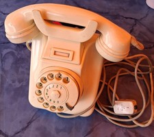 Wandtelefon wählscheibe weiß gebraucht kaufen  Malsch