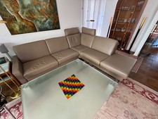 Wohnlandschaft echtleder form gebraucht kaufen  Bremen