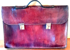 Estojo de couro antigo vintage faz bom estojo para laptop comprar usado  Enviando para Brazil