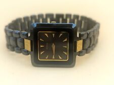 Relógio feminino H. Stern azul aço inoxidável e ouro amarelo 18k quartzo com caixa comprar usado  Enviando para Brazil