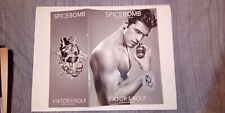 PUBLICITE MAGAZINE SPICEBOMB de VIKTOR ET ROLF et son OPERCULE recto verso comprar usado  Enviando para Brazil