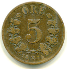 Norway ore 1875 for sale  Charlotte