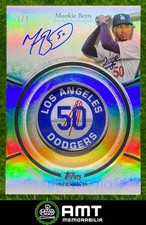 2025 Topps Sterling #SABK-MB Mookie Betts botão de taco automático 1/1 Los Angeles Dodgers comprar usado  Enviando para Brazil