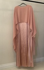 Pink satin maxi for sale  LEICESTER