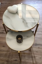 Nesting tables white for sale  Des Plaines