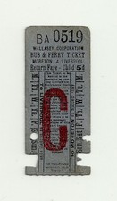 Bus ticket wallasey for sale  PUDSEY