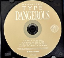 Mariah Carey - Type Dangerous Club Remixes CD Promo 4 tracks single, usado comprar usado  Enviando para Brazil