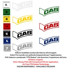 Gas sticker sponsor usato  Roma