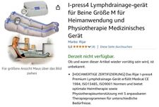 Lymphdrainage gerät beine gebraucht kaufen  Hamburg