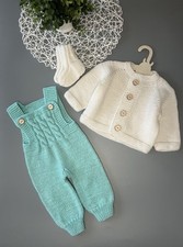 Handgestrickte baby set gebraucht kaufen  Deichhorst
