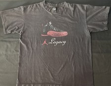Camisa masculina vintage Nike Air Jordan 12 Flu Game Legacy grande rara Y2K comprar usado  Enviando para Brazil