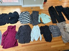 Lote de 20 Ropa de Maternidad Otoño Invierno Vestidos Medianos Suéteres Camisas Jeans Pantalones segunda mano  Embacar hacia Mexico