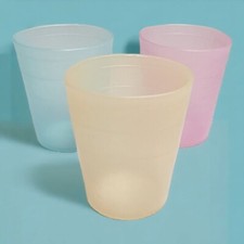 3 recipientes Tupperware 101 copos anão década de 1970 2 oz azul pêssego roxo  comprar usado  Enviando para Brazil