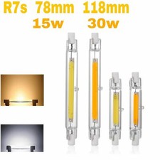 Lâmpada LED R7S 118mm 78mm COB halogênio 30W 15W vidro regulável comprar usado  Enviando para Brazil