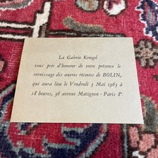 Gustav bolin invitation d'occasion  Albi