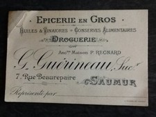 Carte visite epicerie d'occasion  Vasles