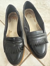 Ladies black leather for sale  WISBECH
