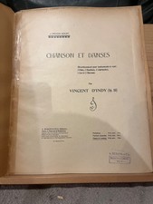 Vincent indy chanson d'occasion Vincent indy chanson d'occasion  Rennes