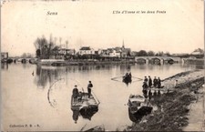 67500 postcard sens d'occasion  Expédié en Belgium