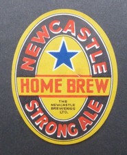 Beer label newcastle for sale  UK