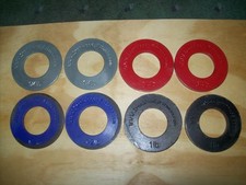 PLACAS FRACIONÁRIAS OLÍMPICAS IRON WOODY FITNESS MUSCULAÇÃO levantamento de peso fitness comprar usado  Enviando para Brazil
