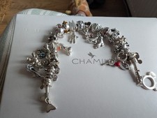 Chamilia charm bracelet for sale  WIGAN