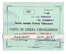 Ferrovia vallesessera linea usato  Merate
