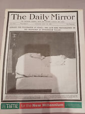 Newspaper reprint death for sale  WELLING