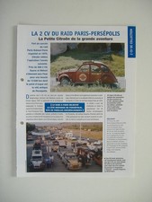 Fiche auto citroën d'occasion  France