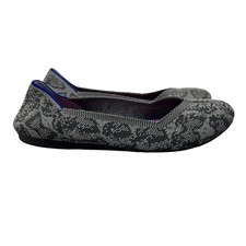 Sapato Rothys Feminino 6.5 Boneca Cinza Pedra Estampa de Cobra Malha Lavável Chinelo Rasteiro comprar usado  Enviando para Brazil