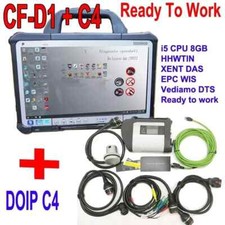 2022 12 Para Mercedes Benz MB Star C4 DOIP caminhão carro diagnóstico scanner tablet comprar usado  Enviando para Brazil