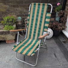 Vintage folding reclining for sale  CRAMLINGTON